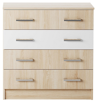 Комод К 800 Беатрис (Белый глянец/сонома)