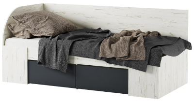 Кровать КРС 900 (Антрацит)