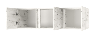 Антресоль к шкафу "Вертикаль" трехстворчатому (крафт белый)