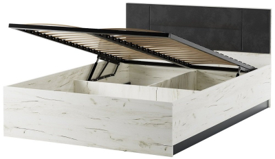 Кровать с подъемным механизмом "Беатрис" (160) Антрацит