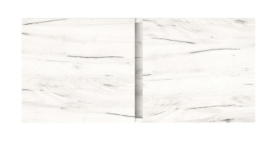 Антресоль к шкафу "Вертикаль" двухстворчатому(крафт белый)