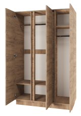 Шкаф трехстворчатый "Вертикаль"  (дуб золотой)