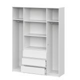 Шкаф 4х створчатый Денвер  (белый)