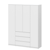 Шкаф 4х створчатый Денвер  (белый)