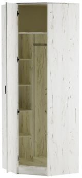 Шкаф угловой "Беатрис" (крафт белый)