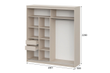 шкаф-купе шк  25 (меланж)